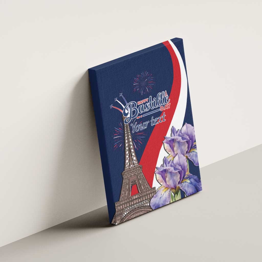 Personalized France Bastille Day Canvas Wall Art Le 14 Juillet