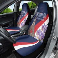Personalized France Bastille Day Car Seat Cover Le 14 Juillet
