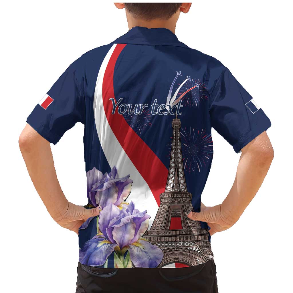 Personalized France Bastille Day Family Matching Mermaid Dress and Hawaiian Shirt Le 14 Juillet