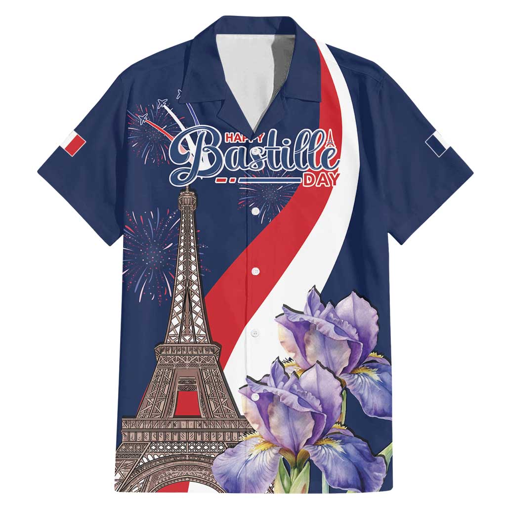 Personalized France Bastille Day Family Matching Mermaid Dress and Hawaiian Shirt Le 14 Juillet