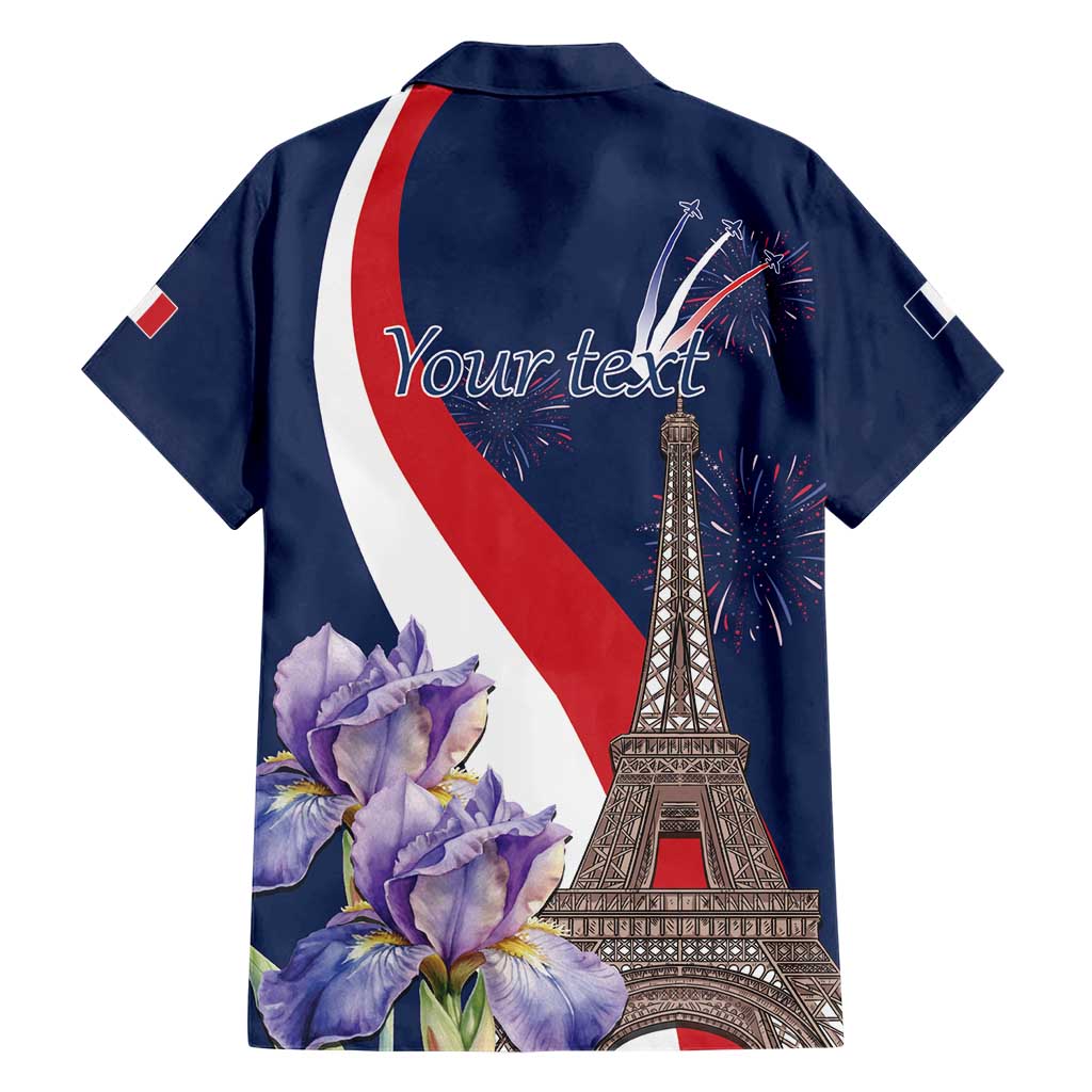 Personalized France Bastille Day Family Matching Short Sleeve Bodycon Dress and Hawaiian Shirt Le 14 Juillet