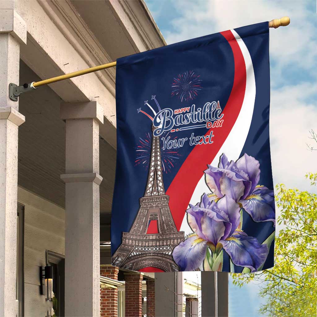 Personalized France Bastille Day Garden Flag Le 14 Juillet
