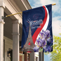 Personalized France Bastille Day Garden Flag Le 14 Juillet