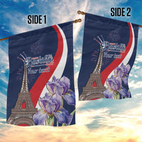 Personalized France Bastille Day Garden Flag Le 14 Juillet