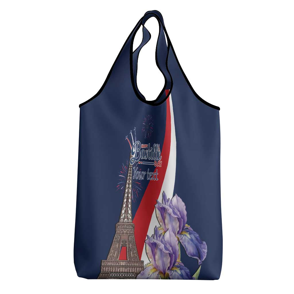 Personalized France Bastille Day Grocery Bag Le 14 Juillet