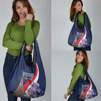 Personalized France Bastille Day Grocery Bag Le 14 Juillet