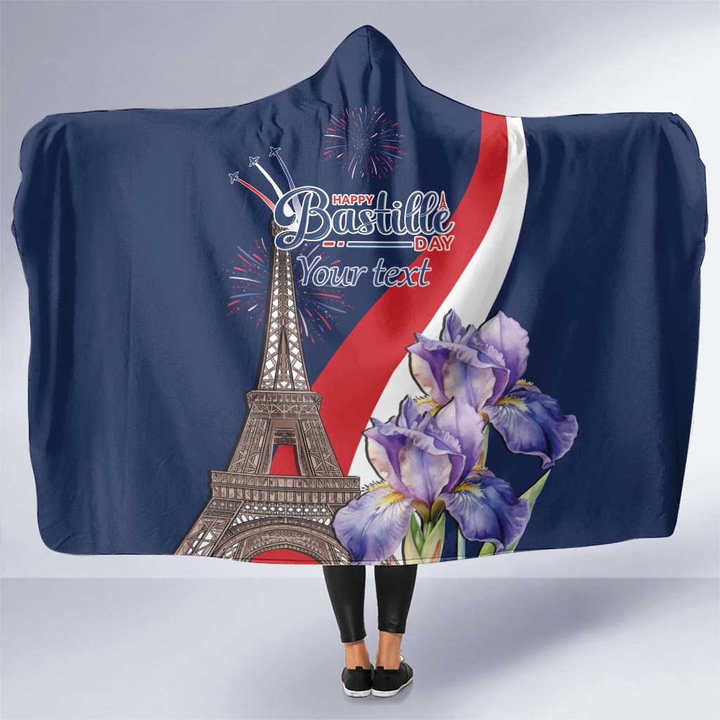 Personalized France Bastille Day Hooded Blanket Le 14 Juillet
