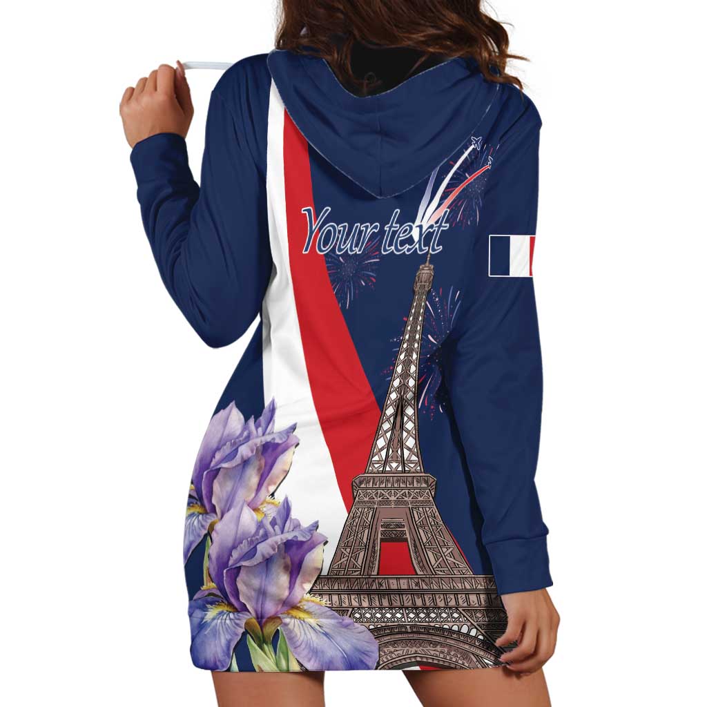 Personalized France Bastille Day Hoodie Dress Le 14 Juillet
