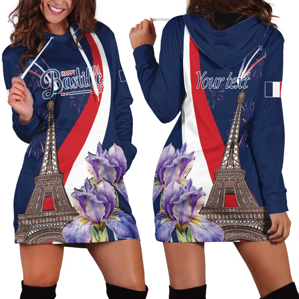 Personalized France Bastille Day Hoodie Dress Le 14 Juillet