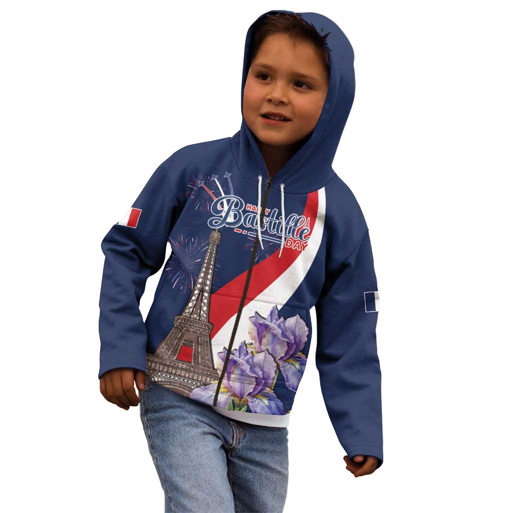 Personalized France Bastille Day Kid Hoodie Le 14 Juillet