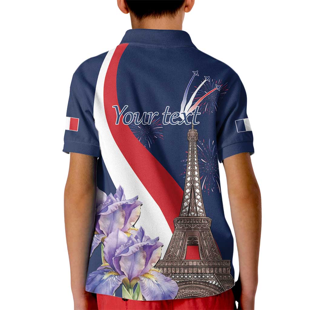 Personalized France Bastille Day Kid Polo Shirt Le 14 Juillet