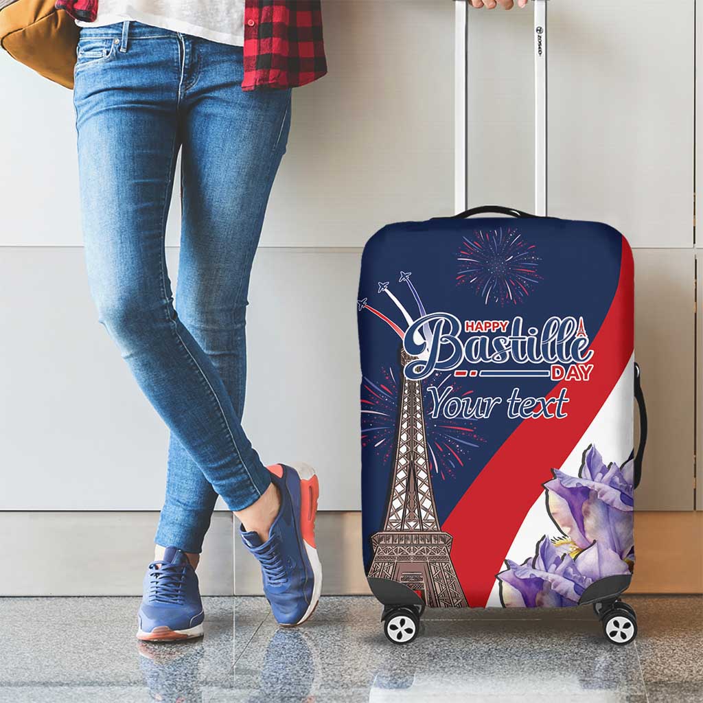 Personalized France Bastille Day Luggage Cover Le 14 Juillet