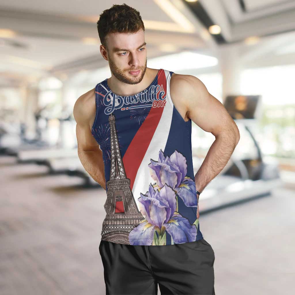 Personalized France Bastille Day Men Tank Top Le 14 Juillet