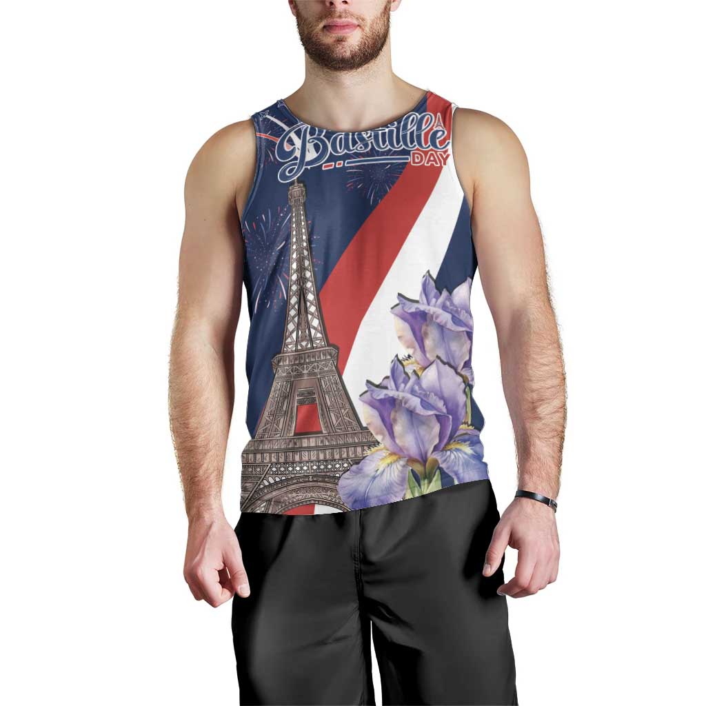 Personalized France Bastille Day Men Tank Top Le 14 Juillet