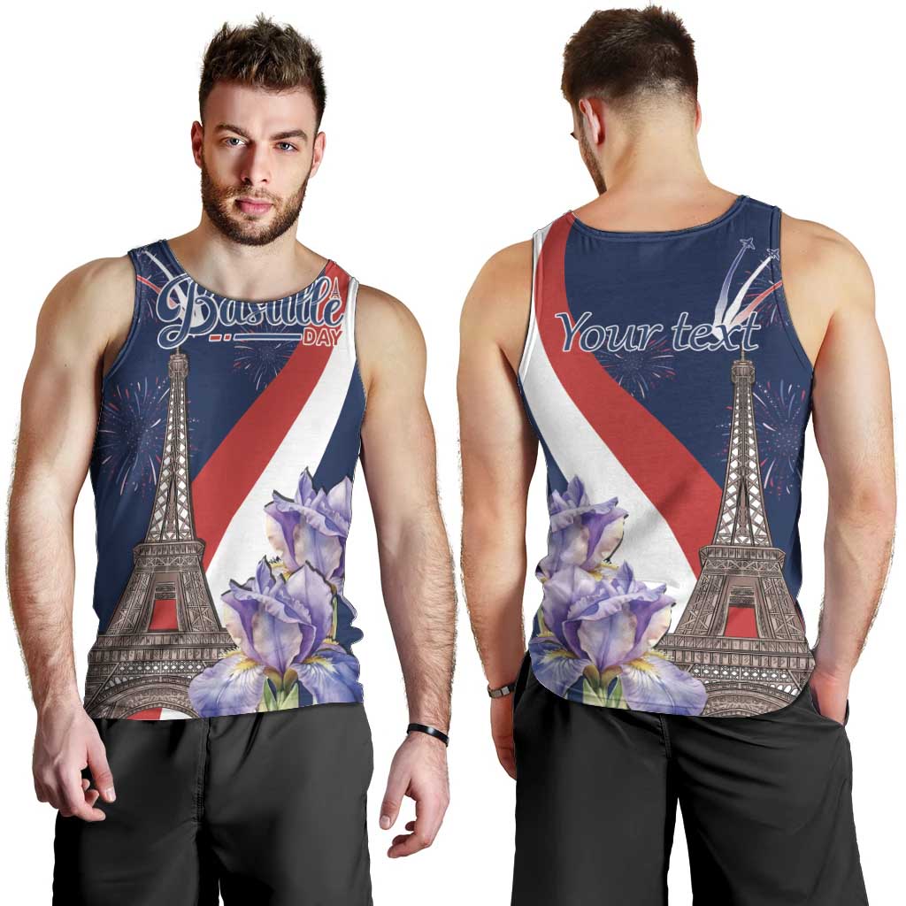 Personalized France Bastille Day Men Tank Top Le 14 Juillet