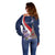 Personalized France Bastille Day Off Shoulder Sweater Le 14 Juillet