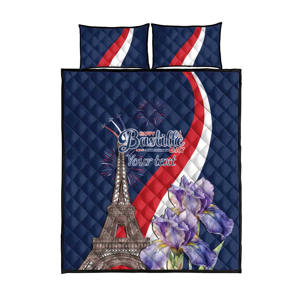 Personalized France Bastille Day Quilt Bed Set Le 14 Juillet