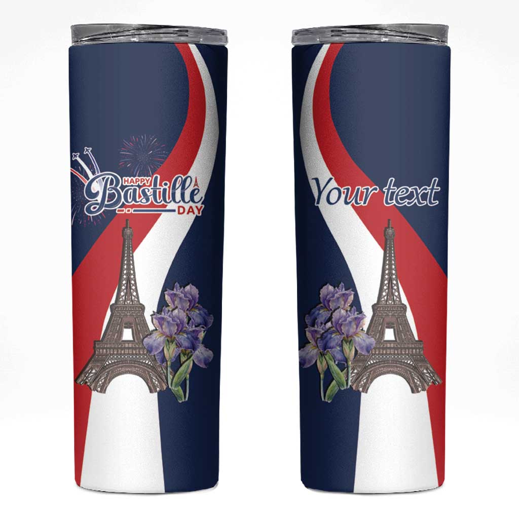 Personalized France Bastille Day Skinny Tumbler Le 14 Juillet