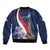 Personalized France Bastille Day Sleeve Zip Bomber Jacket Le 14 Juillet