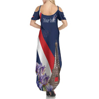 Personalized France Bastille Day Summer Maxi Dress Le 14 Juillet