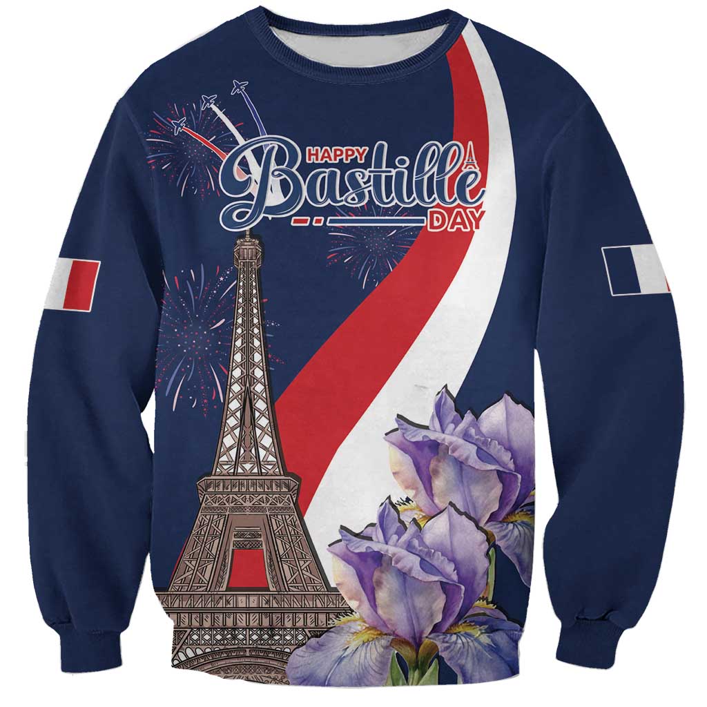 Personalized France Bastille Day Sweatshirt Le 14 Juillet