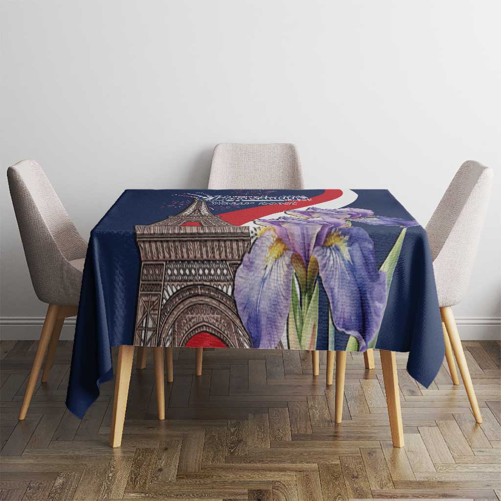 Personalized France Bastille Day Tablecloth Le 14 Juillet