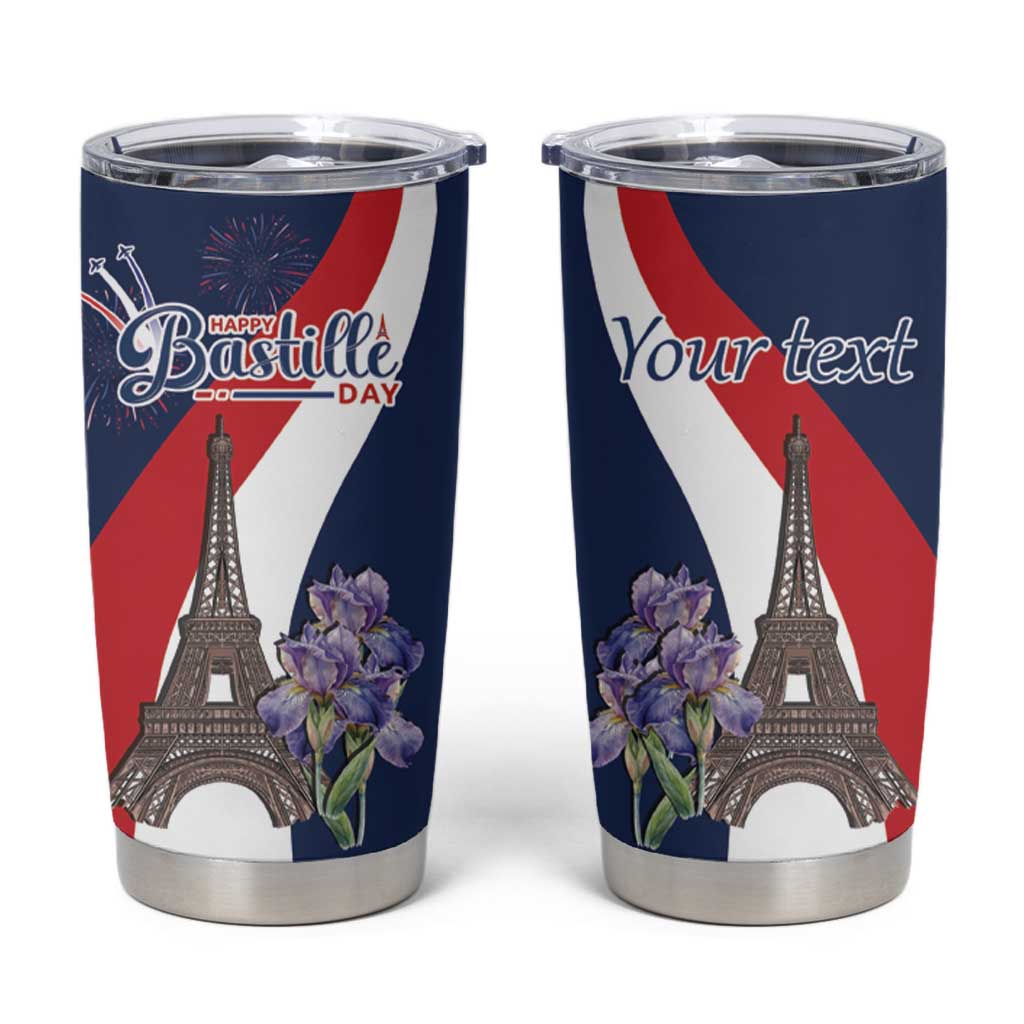 Personalized France Bastille Day Tumbler Cup Le 14 Juillet
