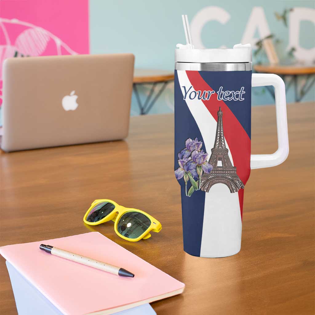 Personalized France Bastille Day Tumbler With Handle Le 14 Juillet