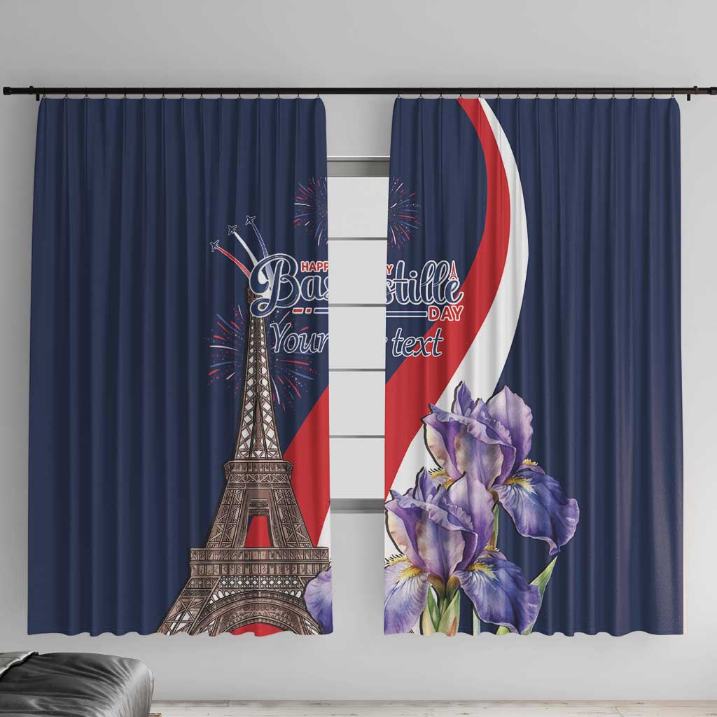 Personalized France Bastille Day Window Curtain Le 14 Juillet
