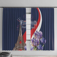 Personalized France Bastille Day Window Curtain Le 14 Juillet