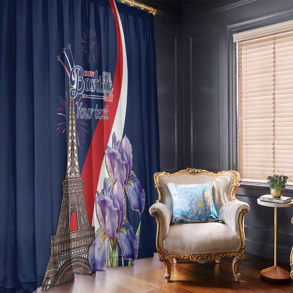 Personalized France Bastille Day Window Curtain Le 14 Juillet