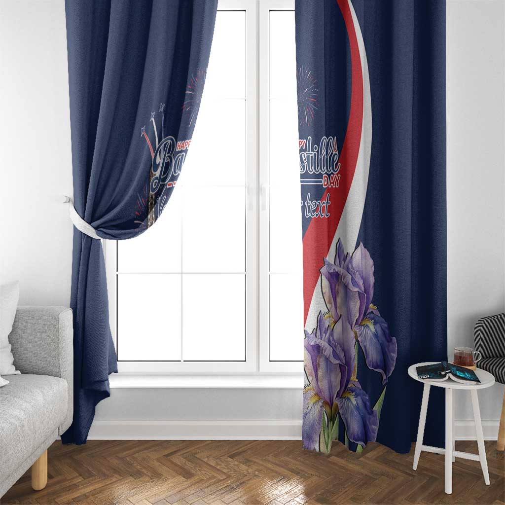 Personalized France Bastille Day Window Curtain Le 14 Juillet