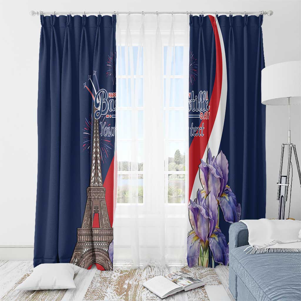 Personalized France Bastille Day Window Curtain Le 14 Juillet
