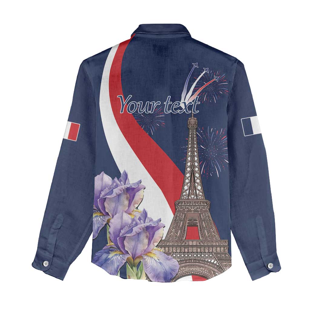 Personalized France Bastille Day Women Casual Shirt Le 14 Juillet