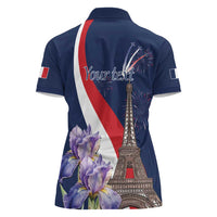 Personalized France Bastille Day Women Polo Shirt Le 14 Juillet