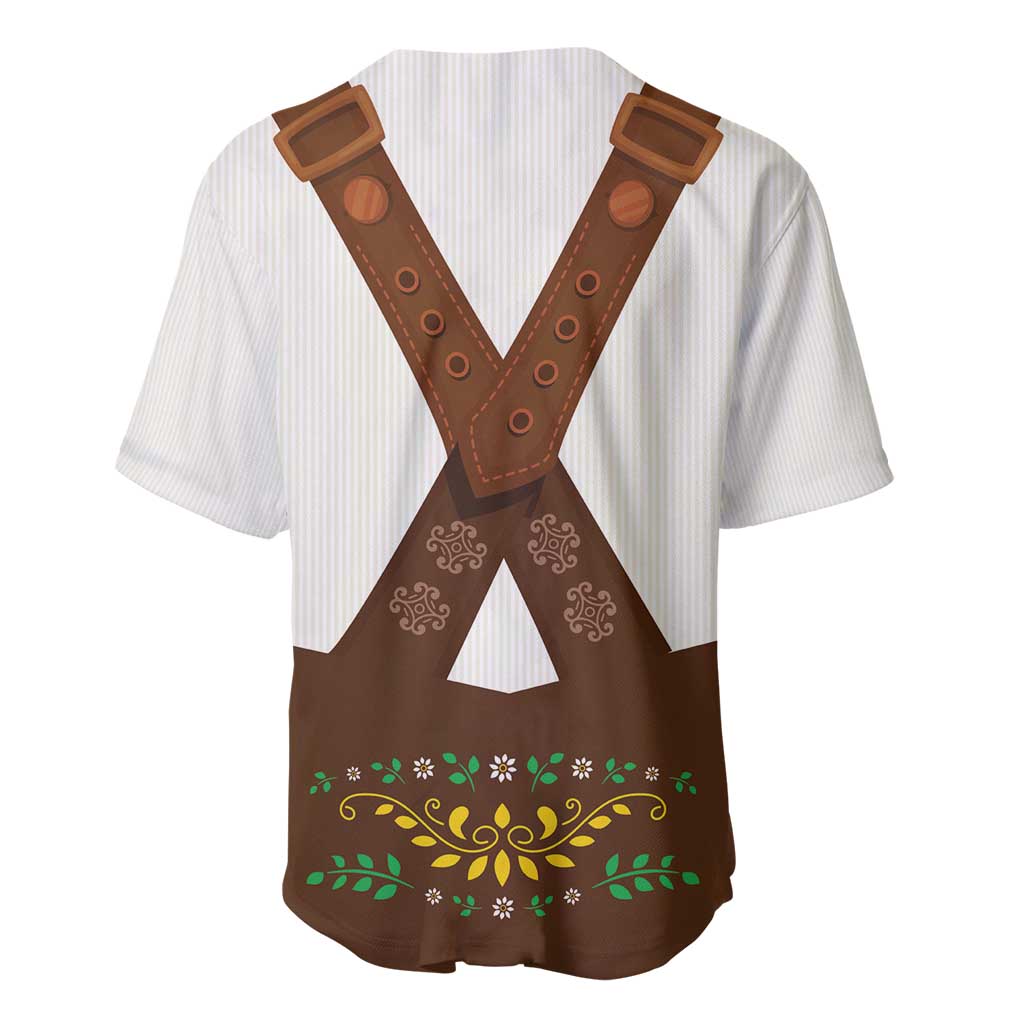 Lederhosen Costume Germany Baseball Jersey Bald Eagles With Traditional German Pattern