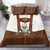 Lederhosen Costume Germany Bedding Set Bald Eagles With Traditional German Pattern