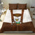 Lederhosen Costume Germany Bedding Set Bald Eagles With Traditional German Pattern