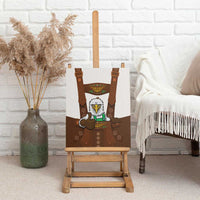 Lederhosen Costume Germany Canvas Wall Art Bald Eagles With Traditional German Pattern