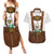 Lederhosen Costume Germany Couples Matching Summer Maxi Dress and Hawaiian Shirt Bald Eagles With Traditional German Pattern