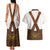 Lederhosen Costume Germany Couples Matching Tank Maxi Dress and Hawaiian Shirt Bald Eagles With Traditional German Pattern