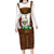 Lederhosen Costume Germany Family Matching Long Sleeve Bodycon Dress and Hawaiian Shirt Bald Eagles With Traditional German Pattern
