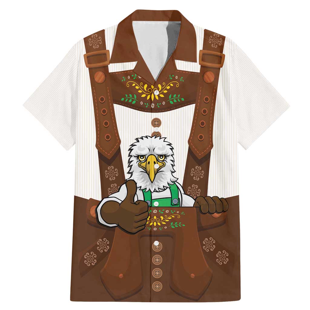 Lederhosen Costume Germany Family Matching Mermaid Dress and Hawaiian Shirt Bald Eagles With Traditional German Pattern