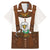 Lederhosen Costume Germany Family Matching Mermaid Dress and Hawaiian Shirt Bald Eagles With Traditional German Pattern