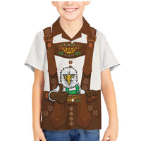 Lederhosen Costume Germany Family Matching Mermaid Dress and Hawaiian Shirt Bald Eagles With Traditional German Pattern