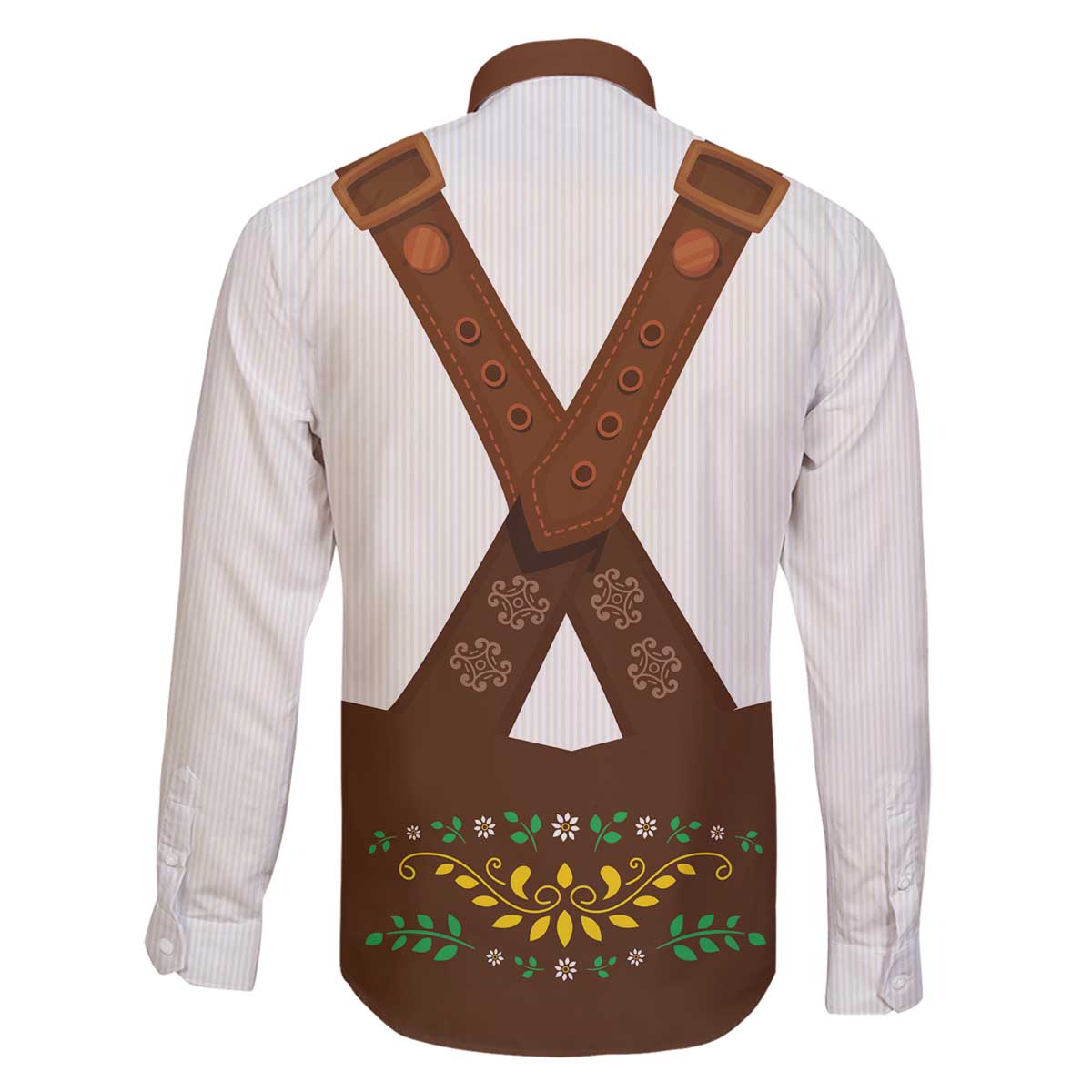 Lederhosen Costume Germany Family Matching Off The Shoulder Long Sleeve Dress and Hawaiian Shirt Bald Eagles With Traditional German Pattern