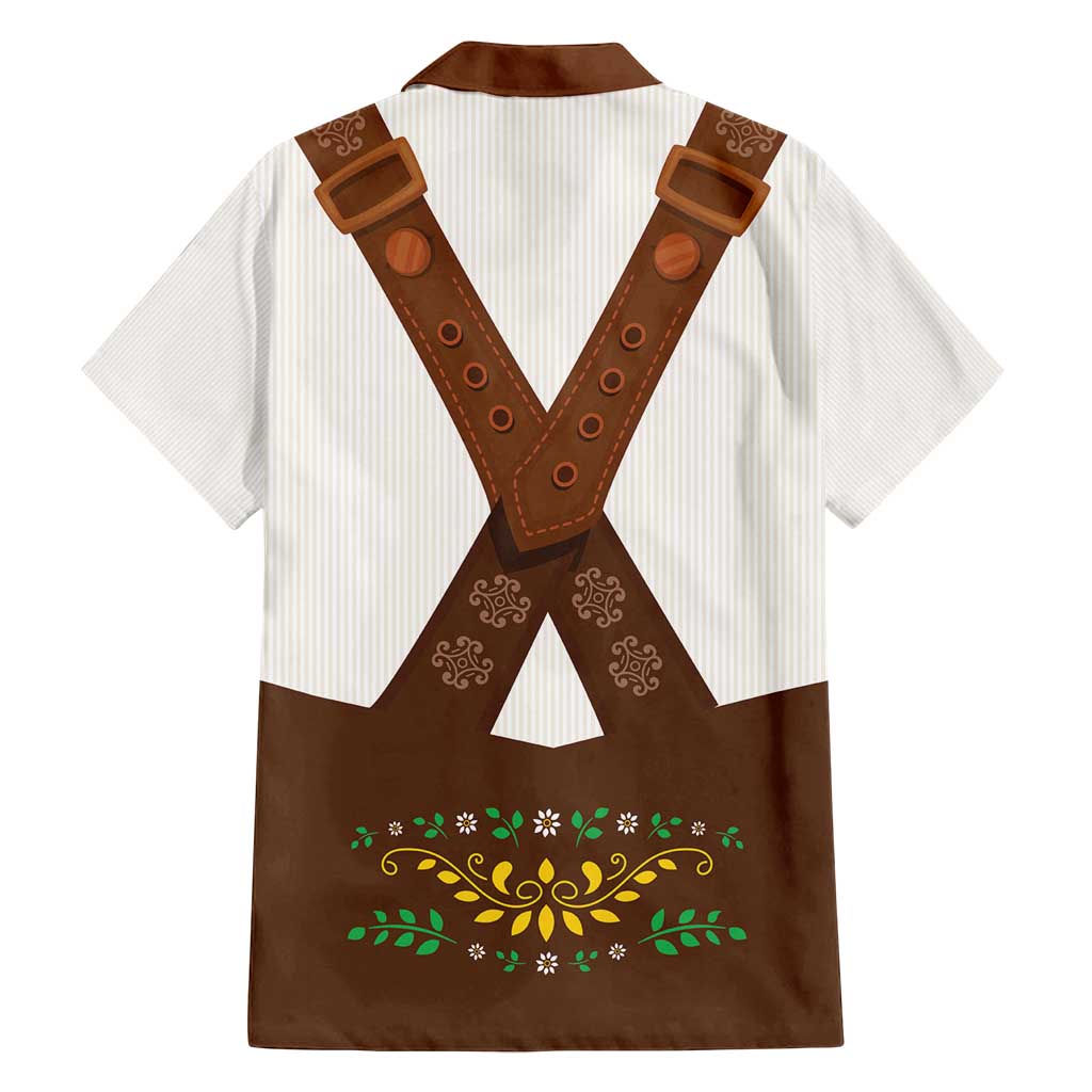 Lederhosen Costume Germany Family Matching Off Shoulder Maxi Dress and Hawaiian Shirt Bald Eagles With Traditional German Pattern