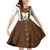 Lederhosen Costume Germany Family Matching Off Shoulder Short Dress and Hawaiian Shirt Bald Eagles With Traditional German Pattern