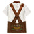 Lederhosen Costume Germany Family Matching Short Sleeve Bodycon Dress and Hawaiian Shirt Bald Eagles With Traditional German Pattern