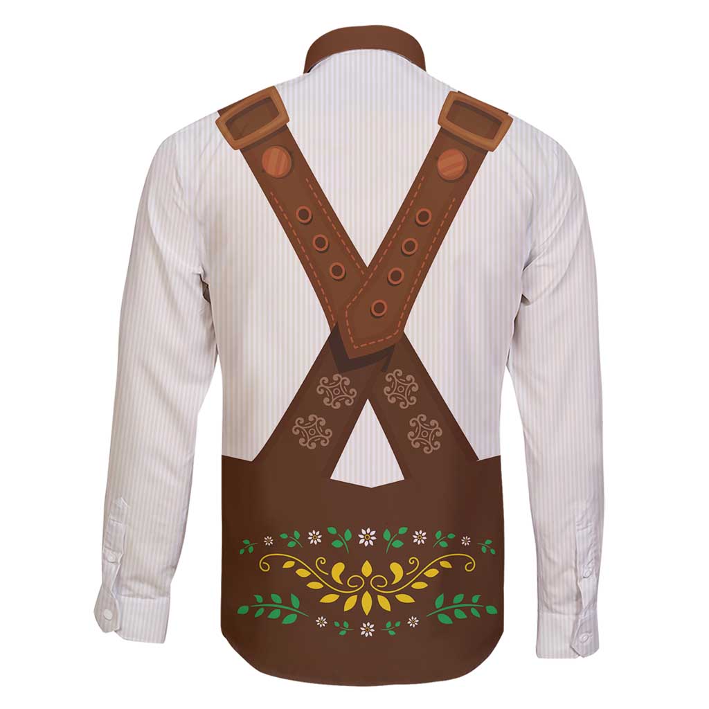 Lederhosen Costume Germany Family Matching Short Sleeve Bodycon Dress and Hawaiian Shirt Bald Eagles With Traditional German Pattern